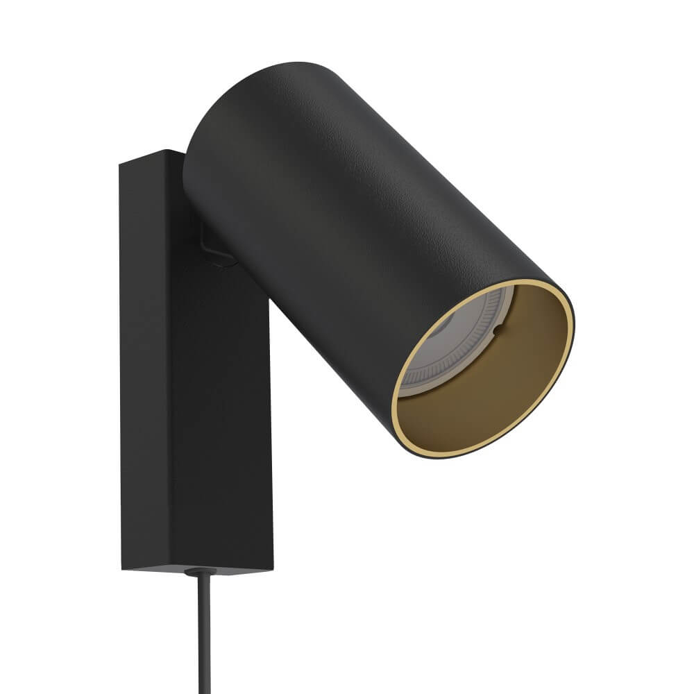 Lampe de lecture noire Mono chambre à coucher