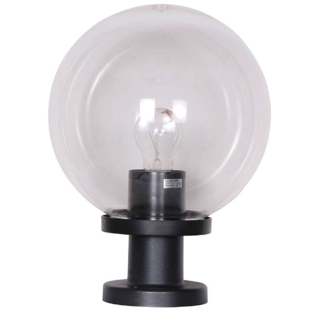 Lampe de jardin Globe Bolano 33cm. Transparent