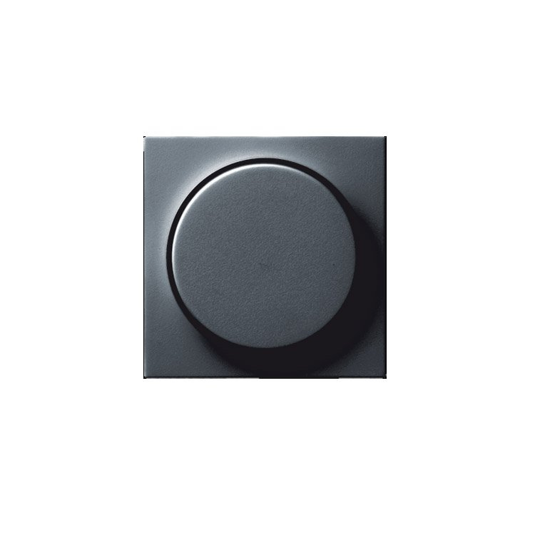 Anthracite Dimmer cover pour gradateur intégré Techno 4010337650287
