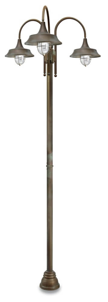 Lampe sur pied Atelier XL - laiton vieilli 3 lumières