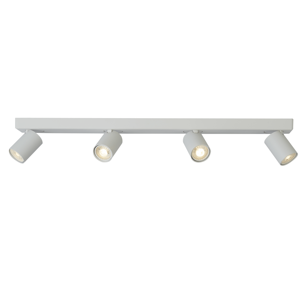 Plafonnier Moon 4 rectangulaire blanc